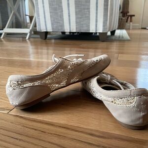 Aphorism Crocheted Shoes, Size 6.5